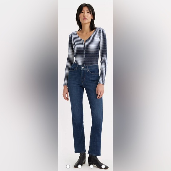 Levi's Denim - Women’s Levi’s 505 Straight Leg blue jeans